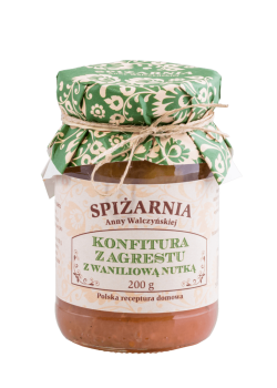 konfitura agrestowa z agrestu z agrestem z wanilią